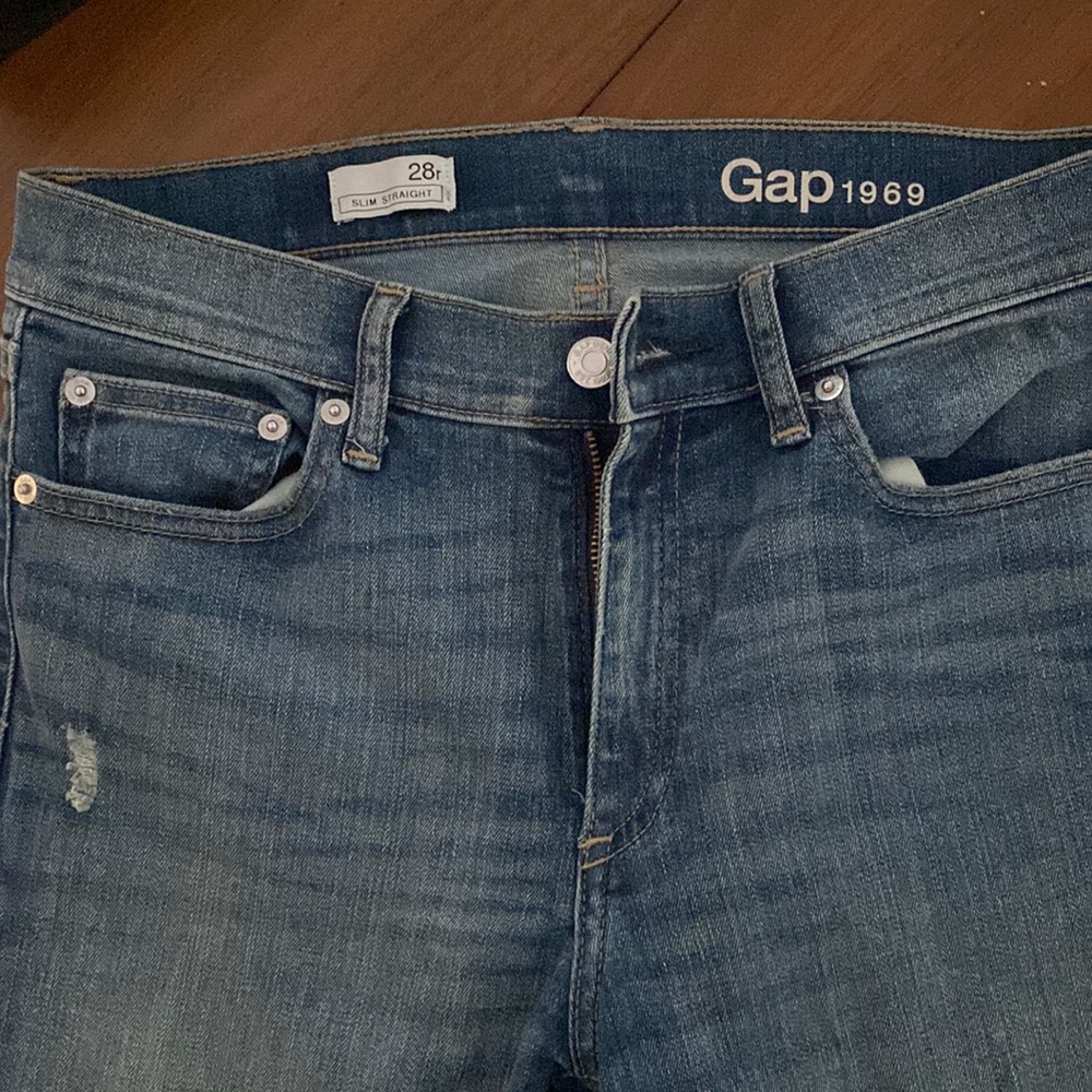COPY - GAP Slim Straight Jeans, like new 28R